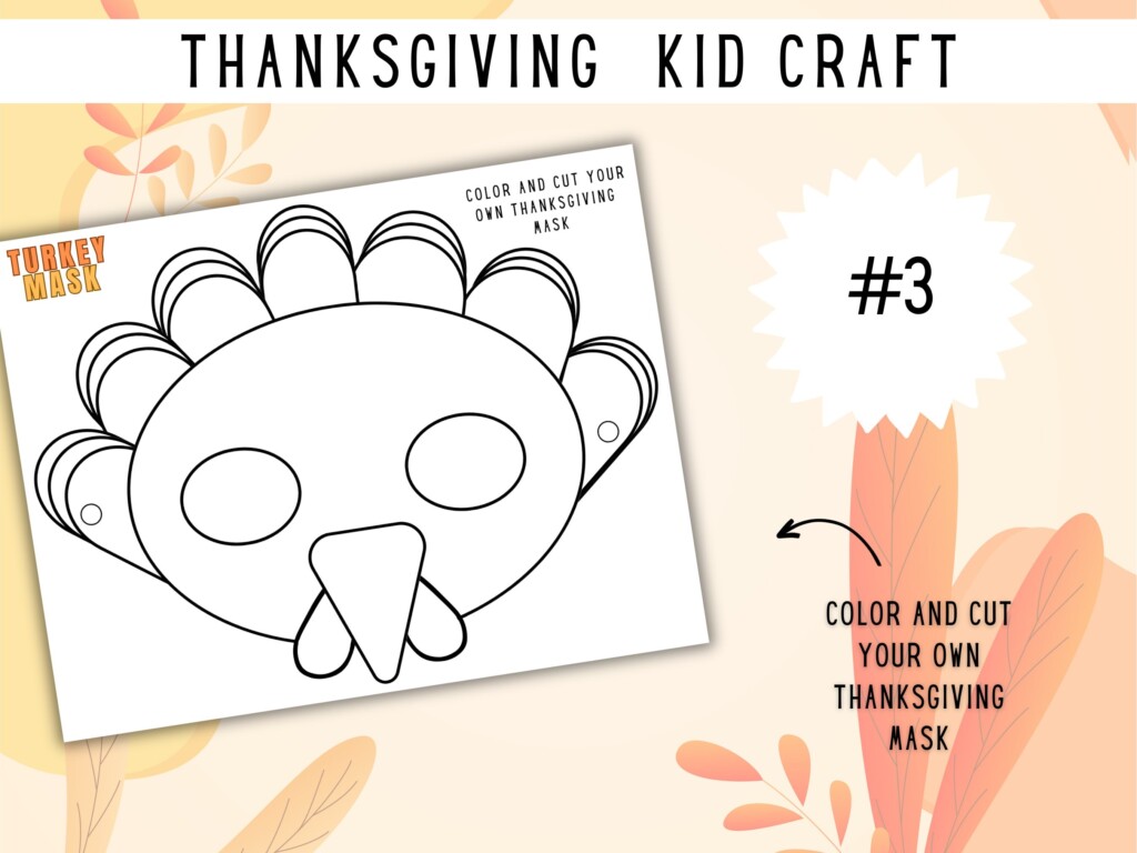 Thanksgiving Kids Crafts Printable Fall Printable Kids Craft Fun Kid 