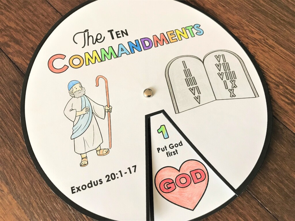 10 Commandments Meaning For Kids Printable Free Templates