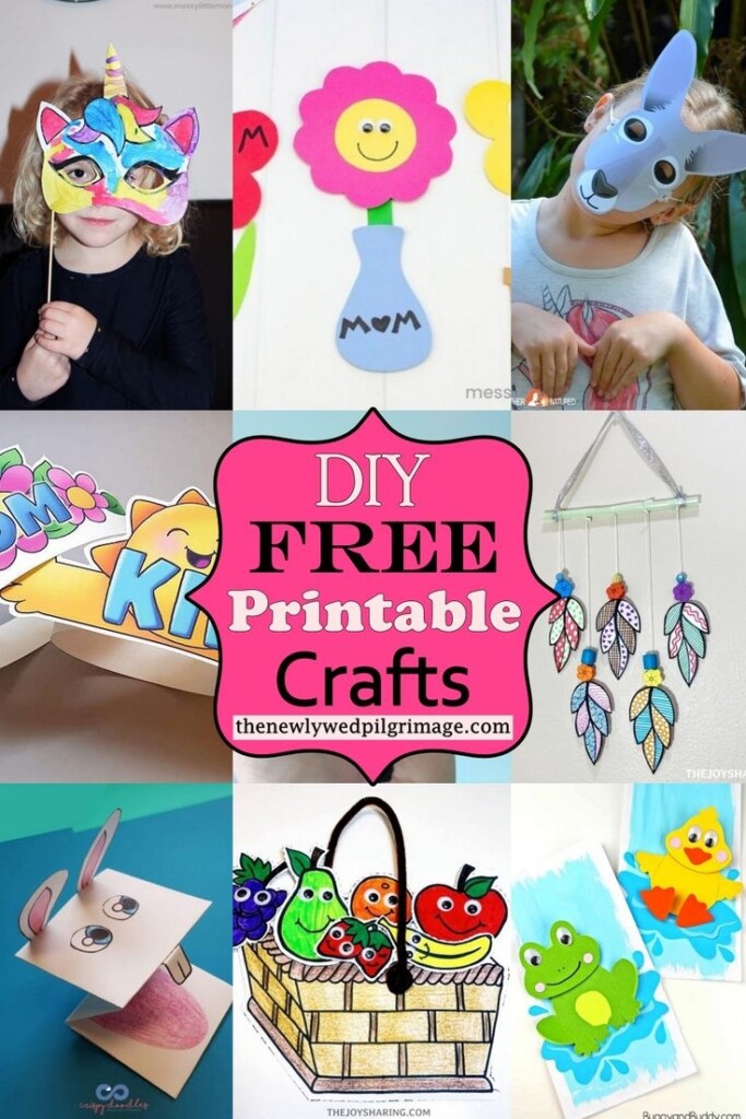 10 Free Printable Crafts For Preschoolers