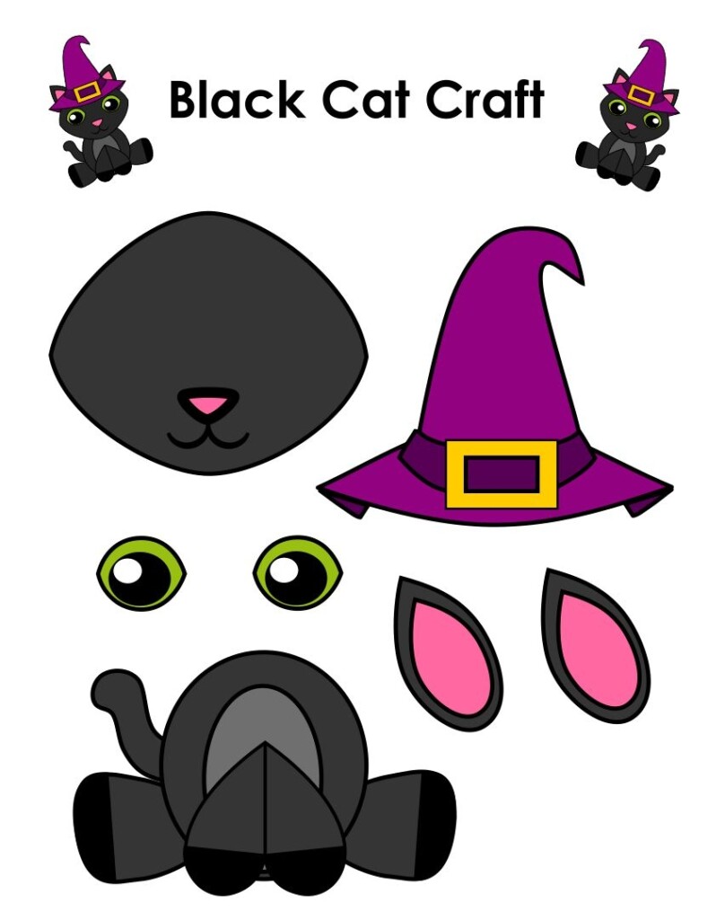 15 Best Printable Halloween Crafts Printablee