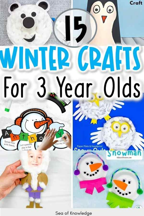 15 Easy Winter Crafts For 3 Year Olds Low Prep