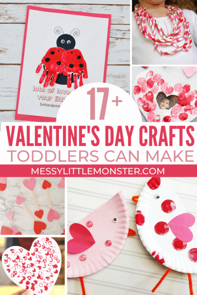 17 Adorable Valentine 39 s Day Crafts For Toddlers Messy Little Monster