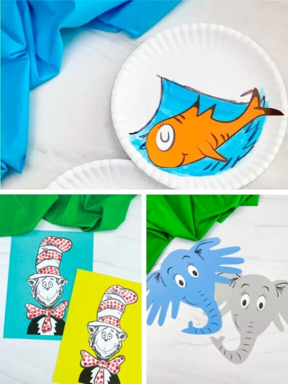 20 Easy Dr Seuss Crafts For Kids With Free Templates