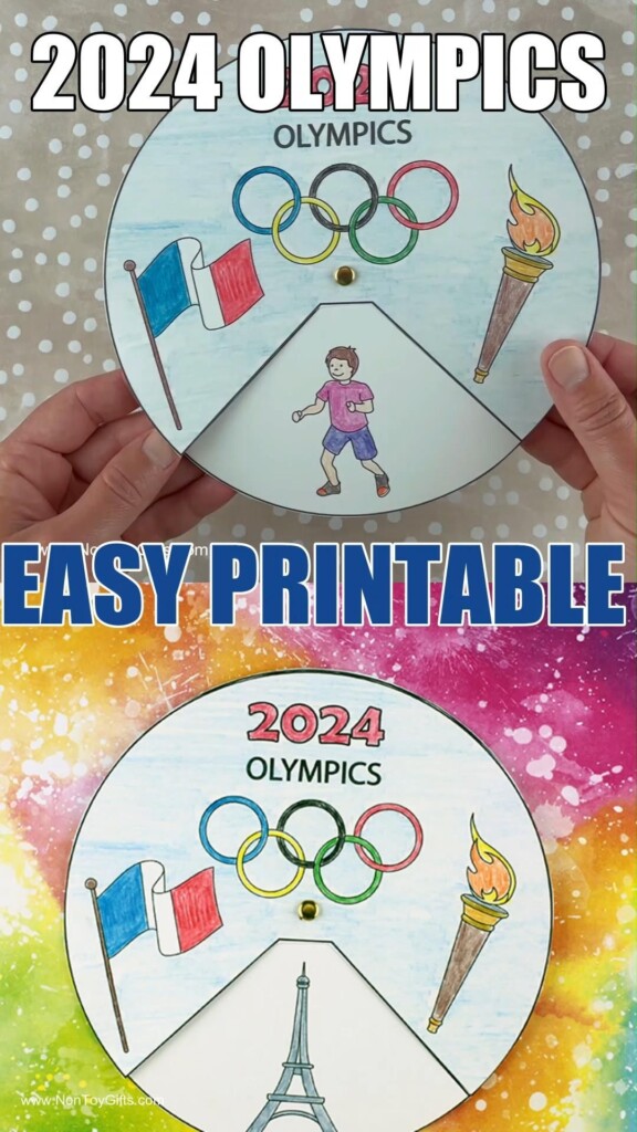 2024 Olympics Craft For Kids With Printable Template Artofit