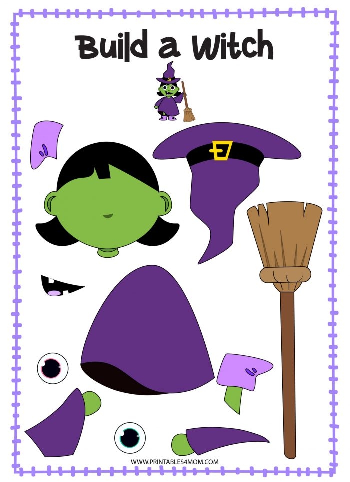 21 Cut Out Printable Halloween Crafts IanLauralynn