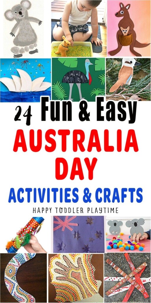 24 Amazing Australia Day Crafts For Kids Happy Toddler Playtime 