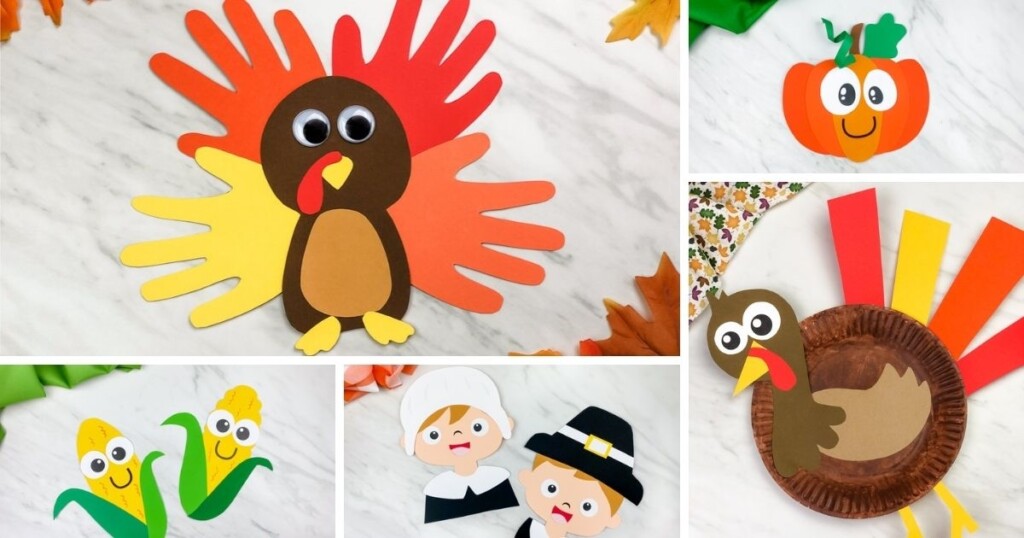 26 Easy Preschool Thanksgiving Crafts With Free Templates 