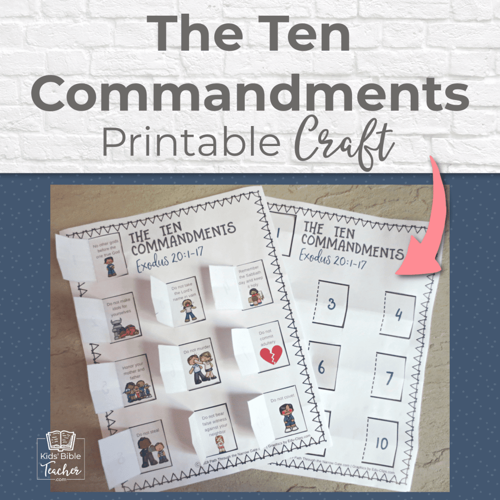 29 Crafts For Ten Commandments ChanelKelvin