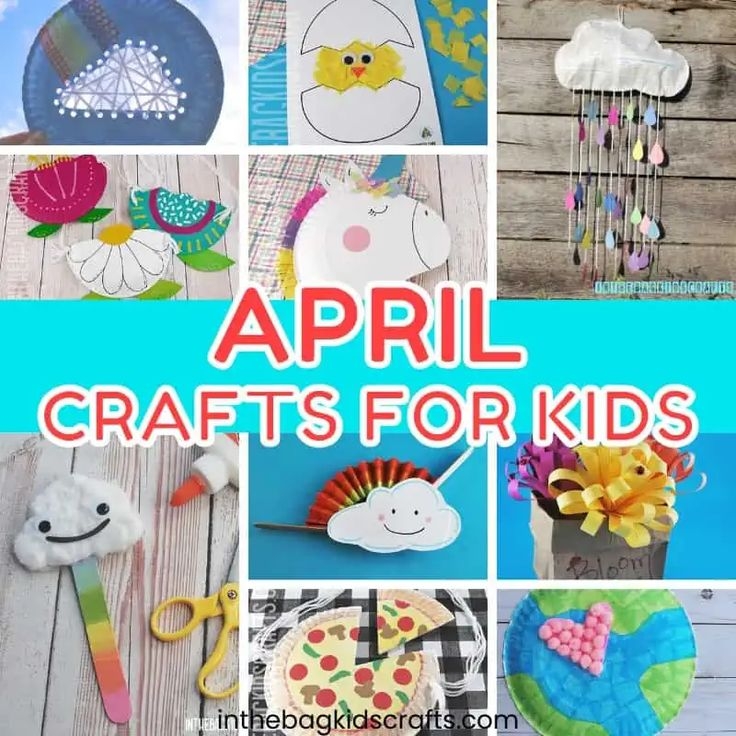 30 Fun April Crafts For Kids To Make This Spring In The Bag Kids 