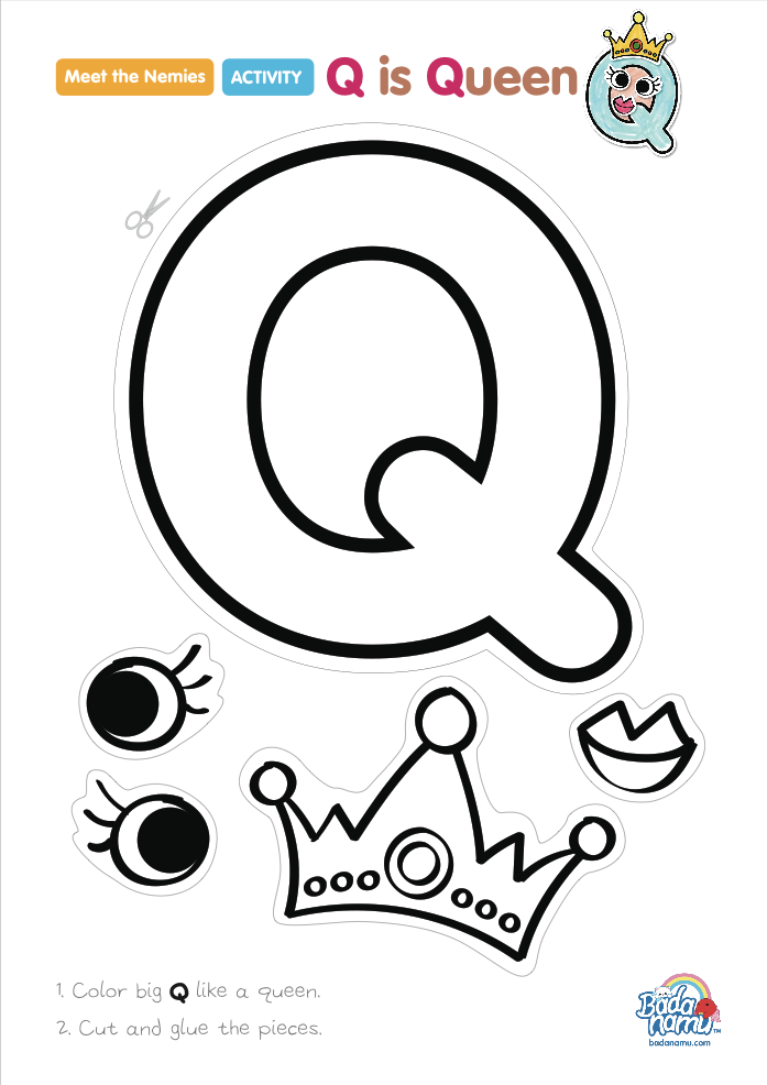  39 Q Is Queen 39 Craft A Whole Craft Series To Go With Our Meet The Nemies 