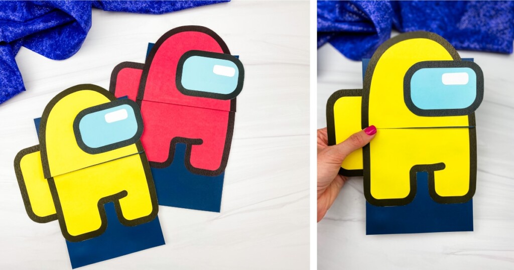 3D Model Among Us Papercraft Template Printable Diy Among Us Paper 