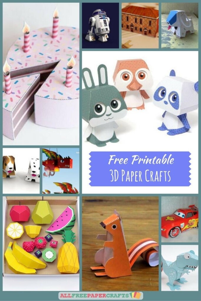 3d Printable Paper Crafts