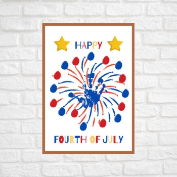 4th Of July Arts And Crafts Printable Firework Craft By BusyKnees