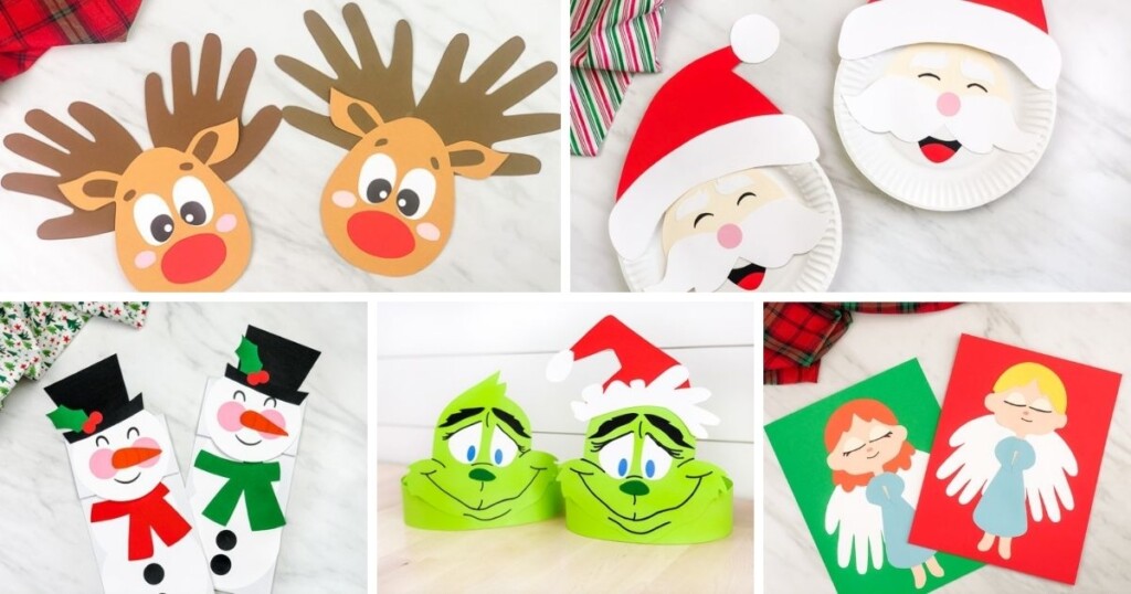 58 Easy Christmas Crafts For Kids Free Templates 