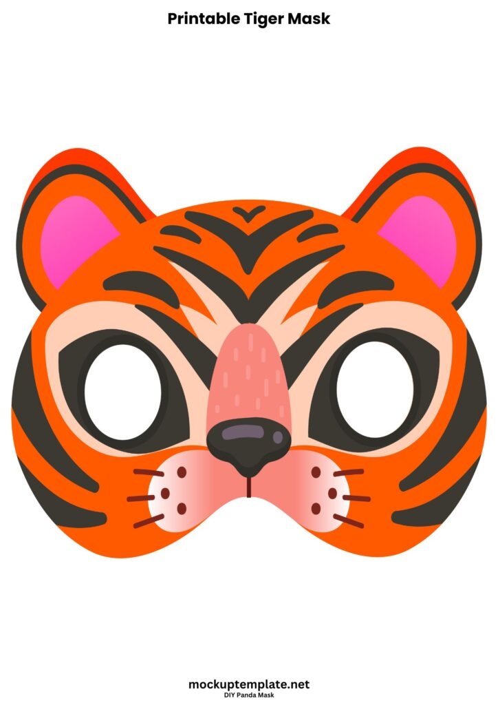 6 Best Free Printable Tiger Mask Template