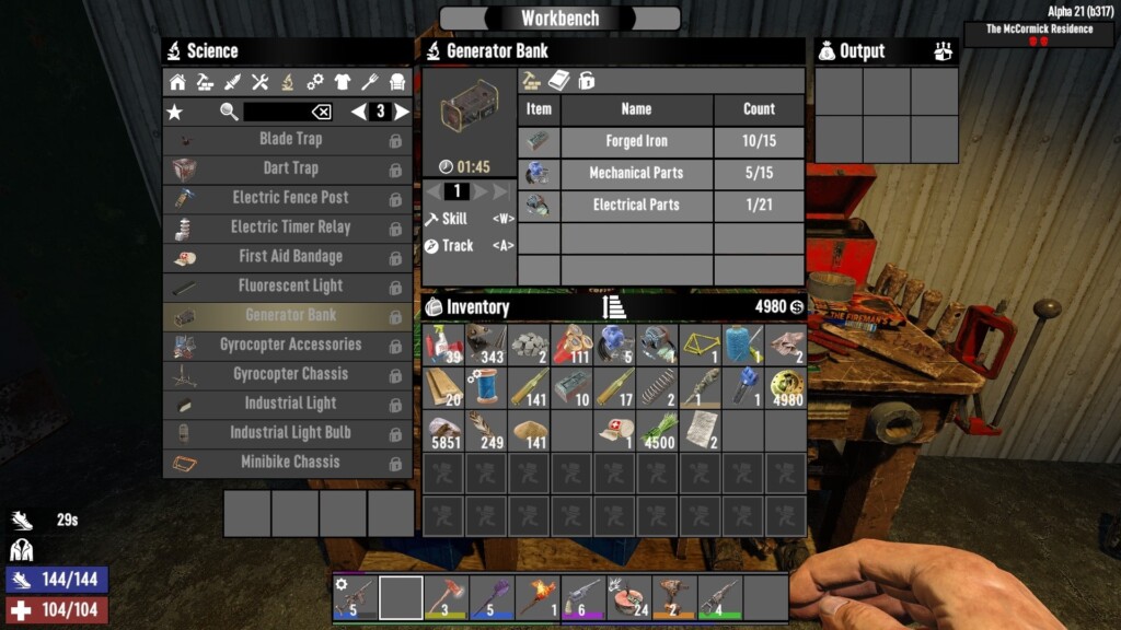 7 Days To Die How To Craft And Use Workbenches