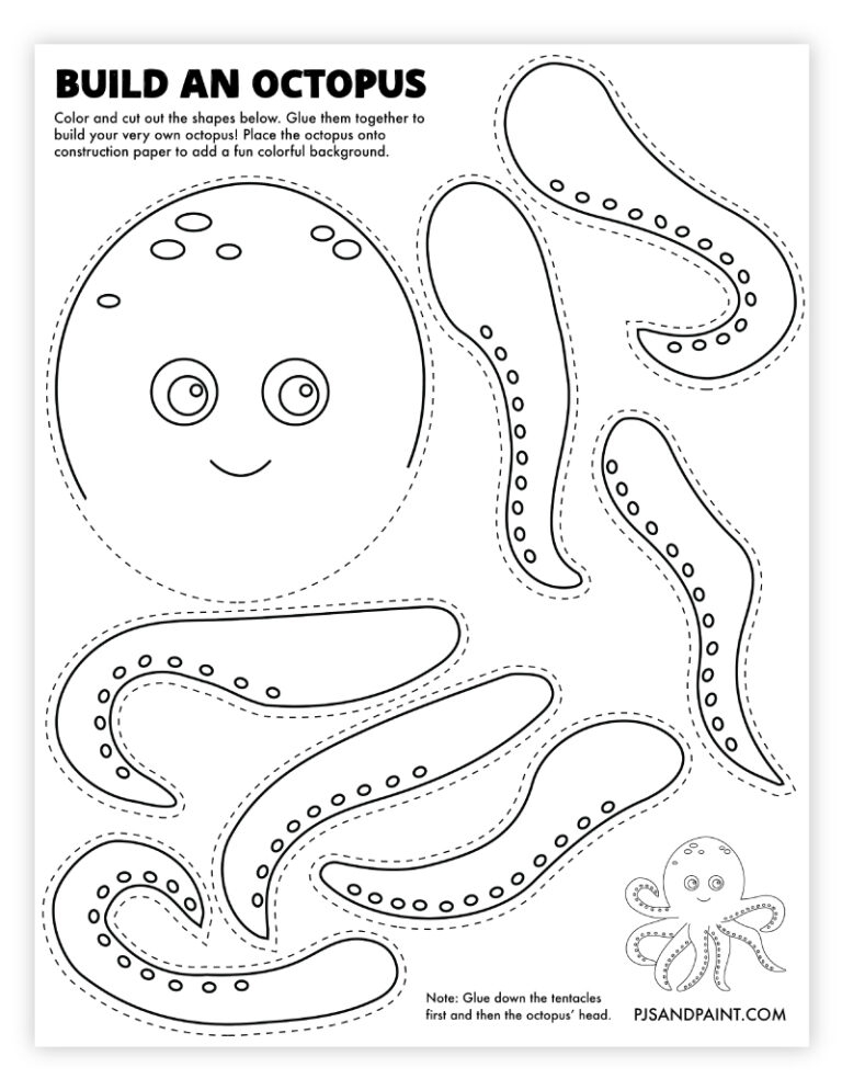 79 Free Printable quot Build Your Own quot Crafts Pjs And Paint