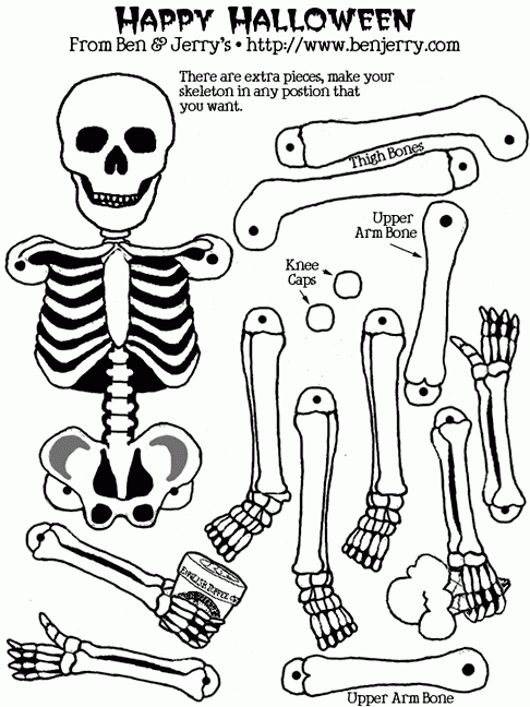 9 Printable Skeleton Crafts Printables 4 Mom