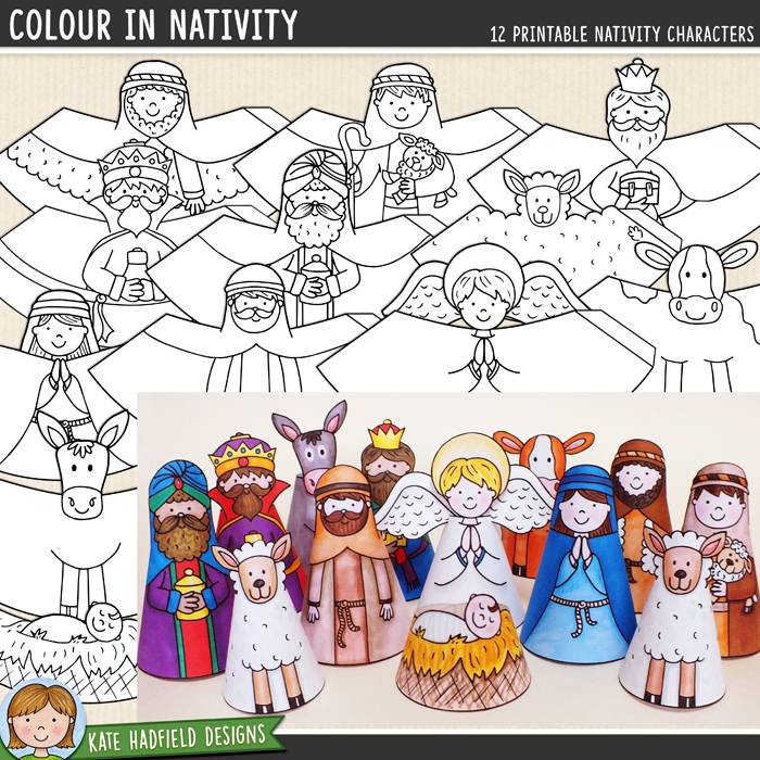 A Printable Nativity Scene Craft Your Kids Will Love To Make