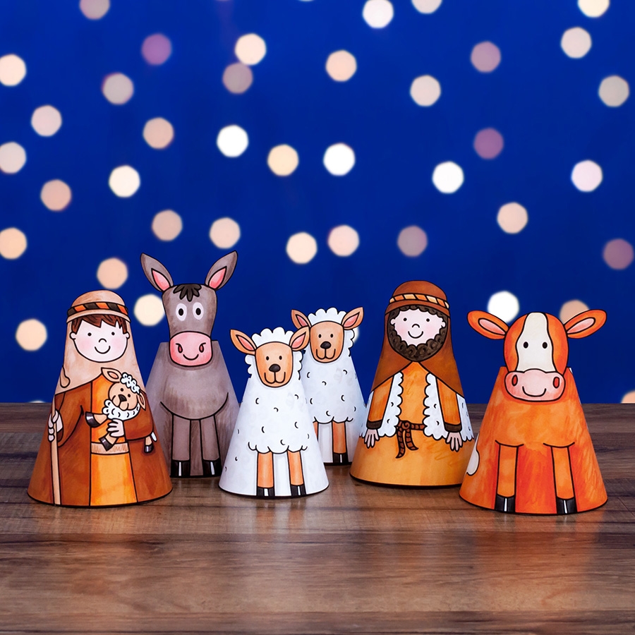 A Printable Nativity Scene Craft Your Kids Will Love To Make