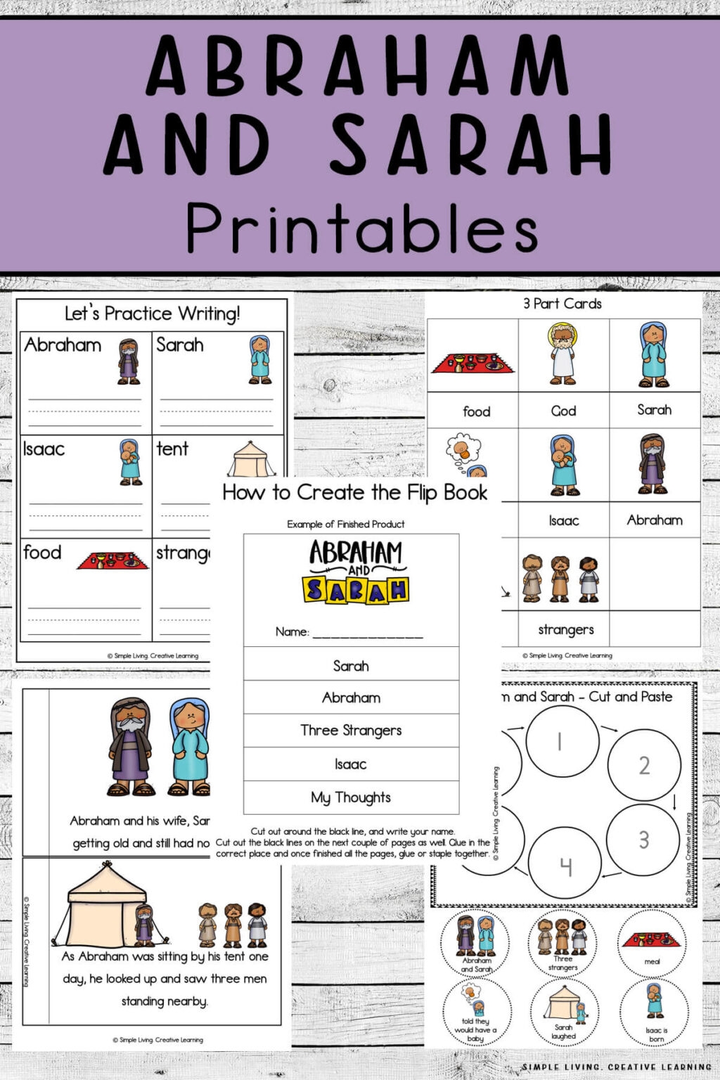 Abraham And Sarah Printables Simple Living Creative Learning