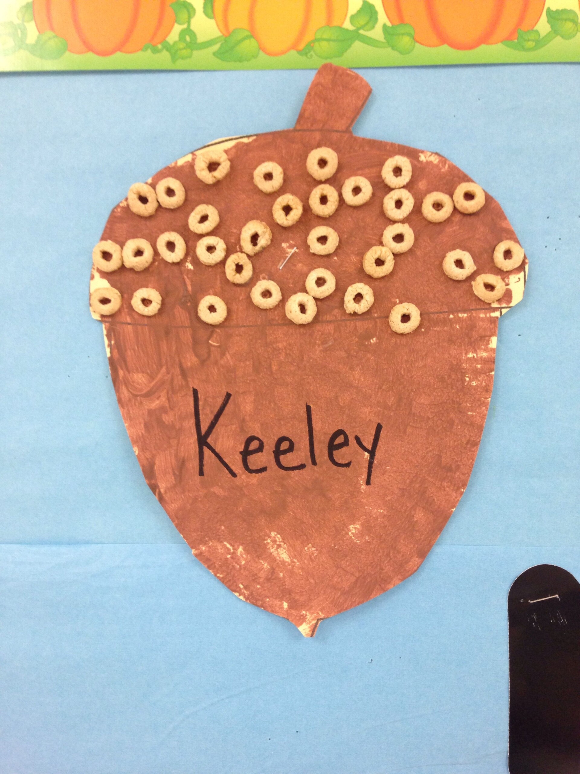 Acorn Cheerio Printable Craft