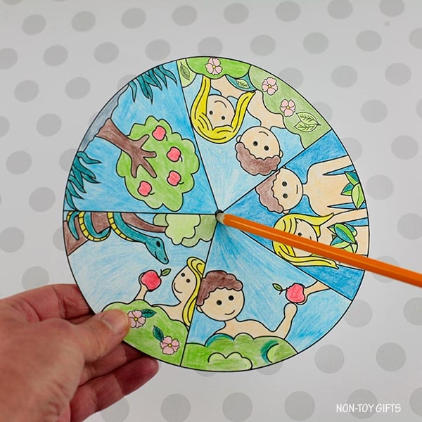 Adam And Eve Craft Printable For Kids with TEMPLATE Non Toy Gifts