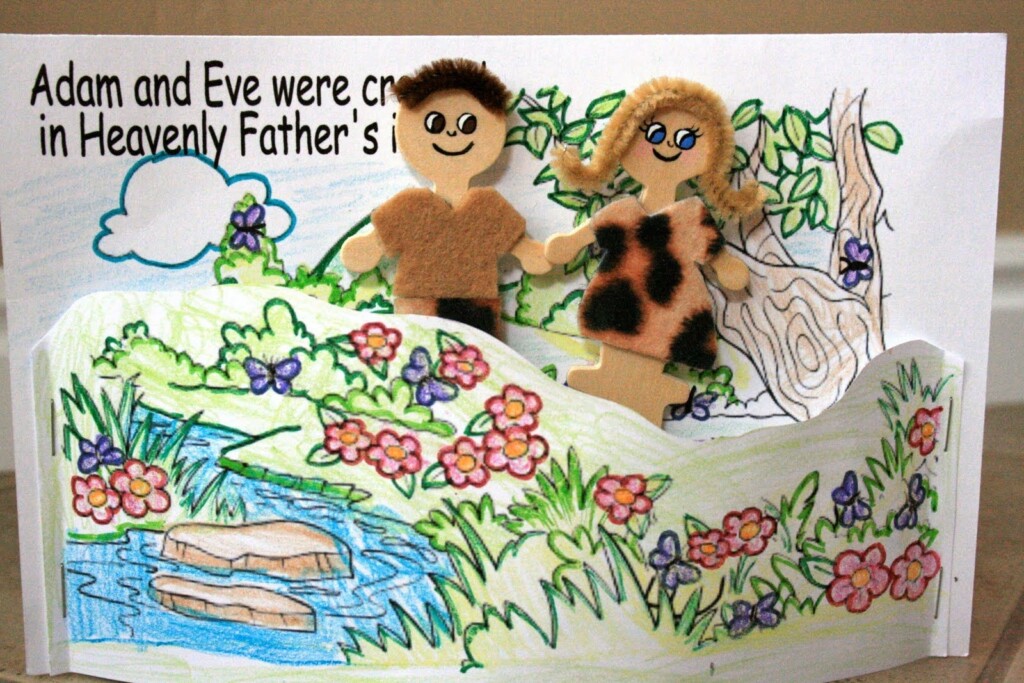 Adam And Eve Printable Craft