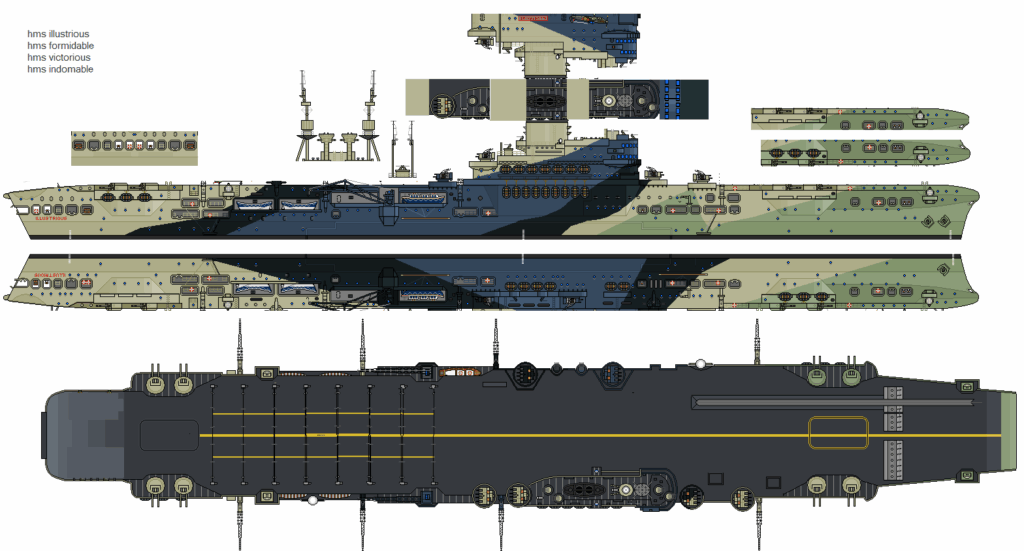 Aircraft Carrier Paper Craft Printable Template Free Printable Templates