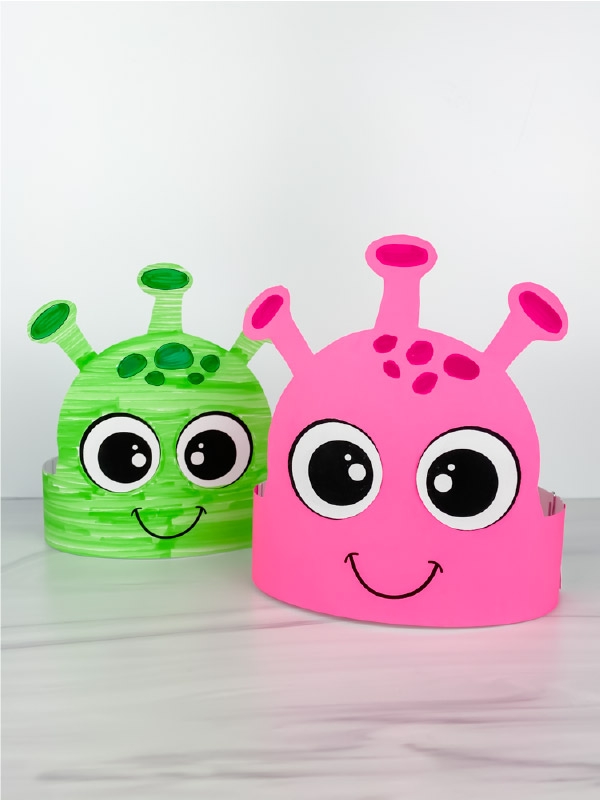 Alien Headband Craft For Kids Free Template 