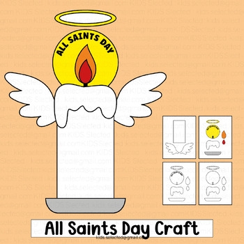All Saints Day Project Bulletin Board Catholic Craft Coloring Pages 