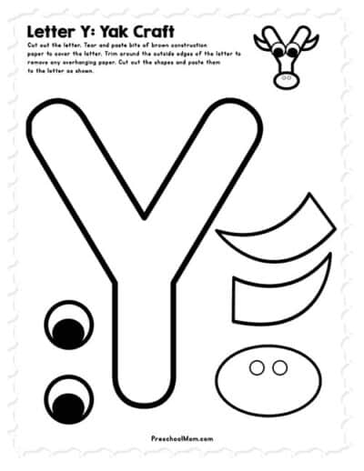 Alphabet Letter Crafts Preschool Mom