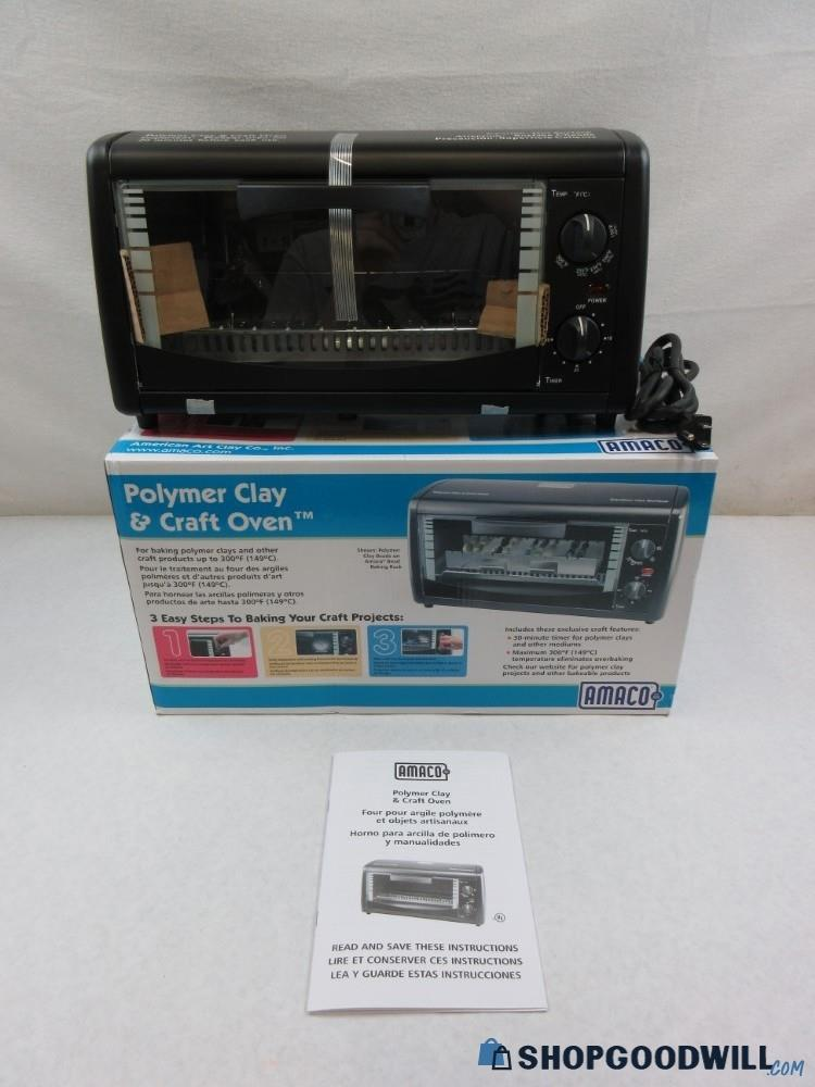 Amaco Model No 12505P Polymer Clay Craft Oven Black IOB W 