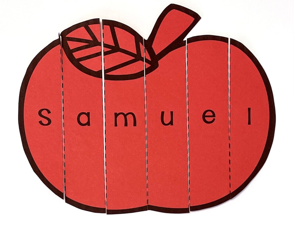 Apple Name Activity Ms Stephanie 39 s Preschool