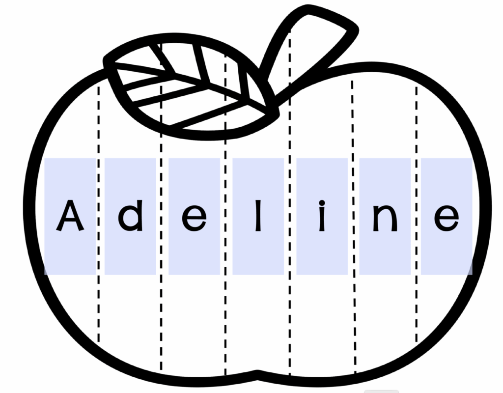 Apple Name Activity Ms Stephanie 39 s Preschool