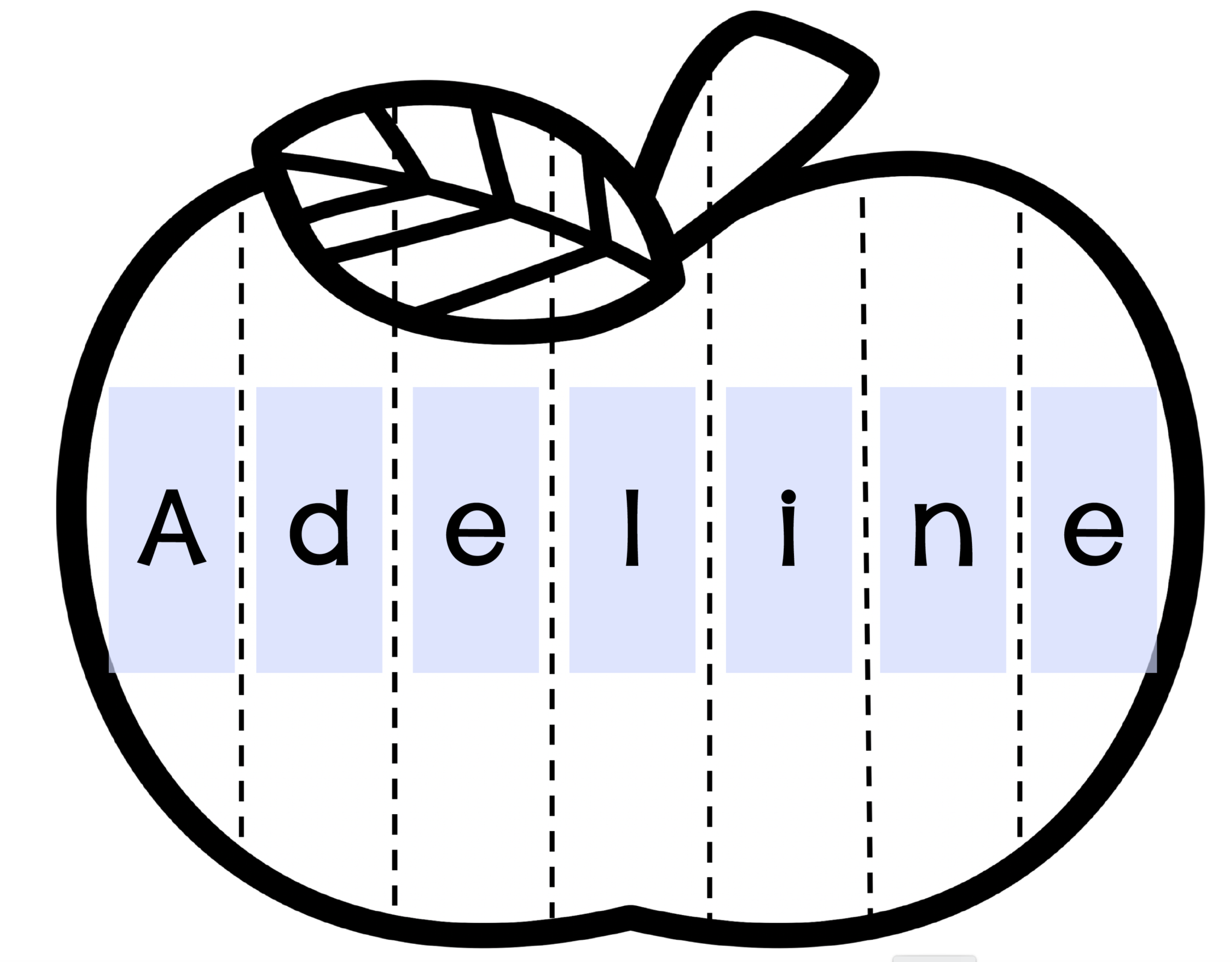 Apple Name Activity Ms Stephanie 39 s Preschool