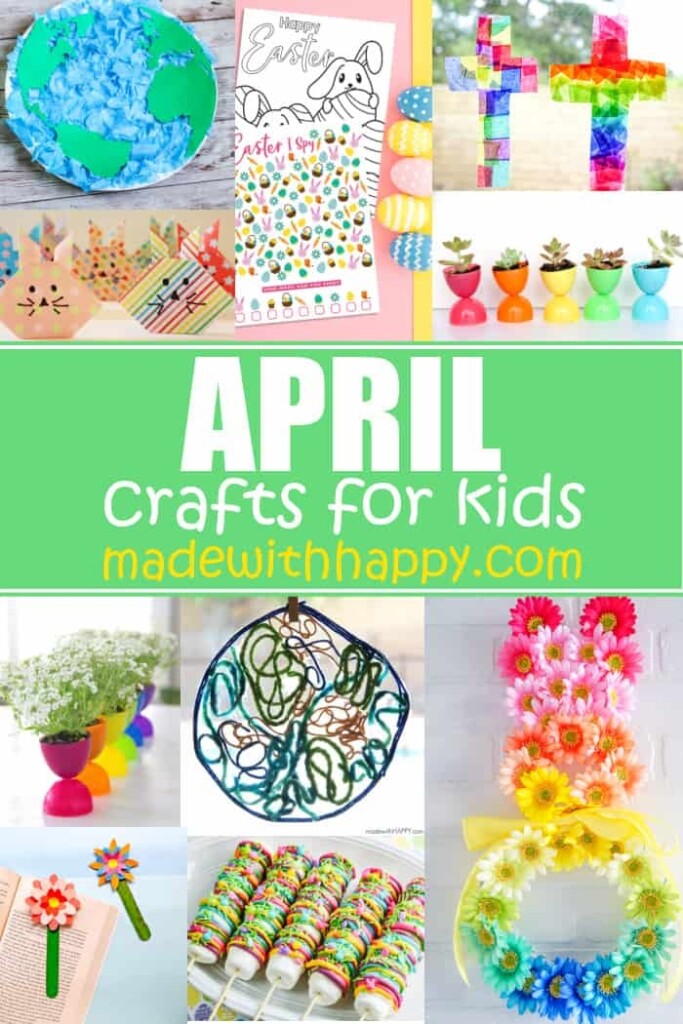 April Crafts For Kids Easter Crafts Spring Crafts And Earth Day Crafts