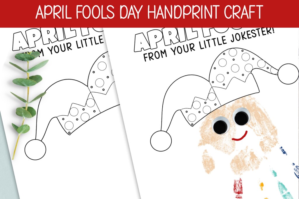 April Fool 39 s Day Handprint DIY Craft April Classroom Activity By Teach 