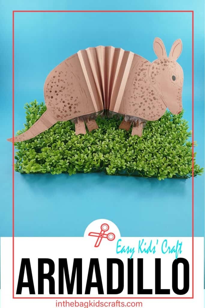 Armadillo Craft For Kids FREE Template In The Bag Kids 39 Crafts