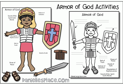 Armor Of God Contains Six Printable Patterns 1 Includes Armor Or God 