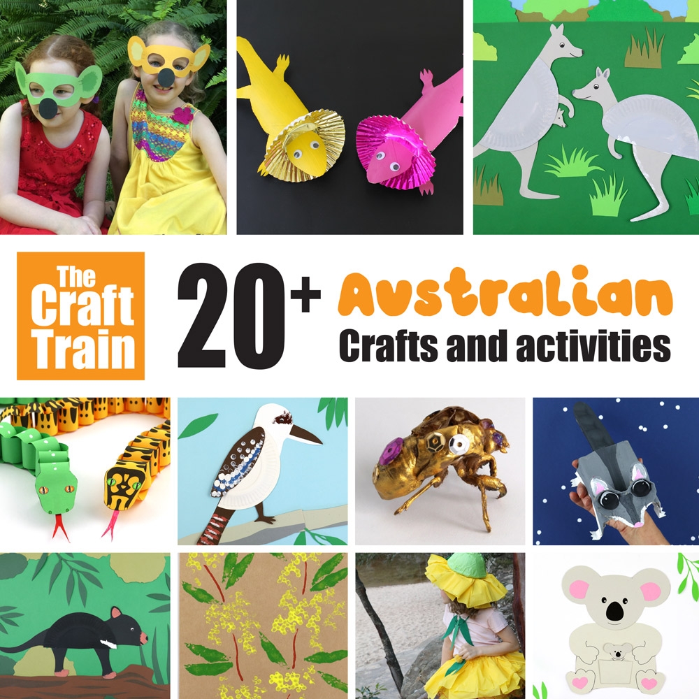 Australian Crafts For Kids The Craft Train