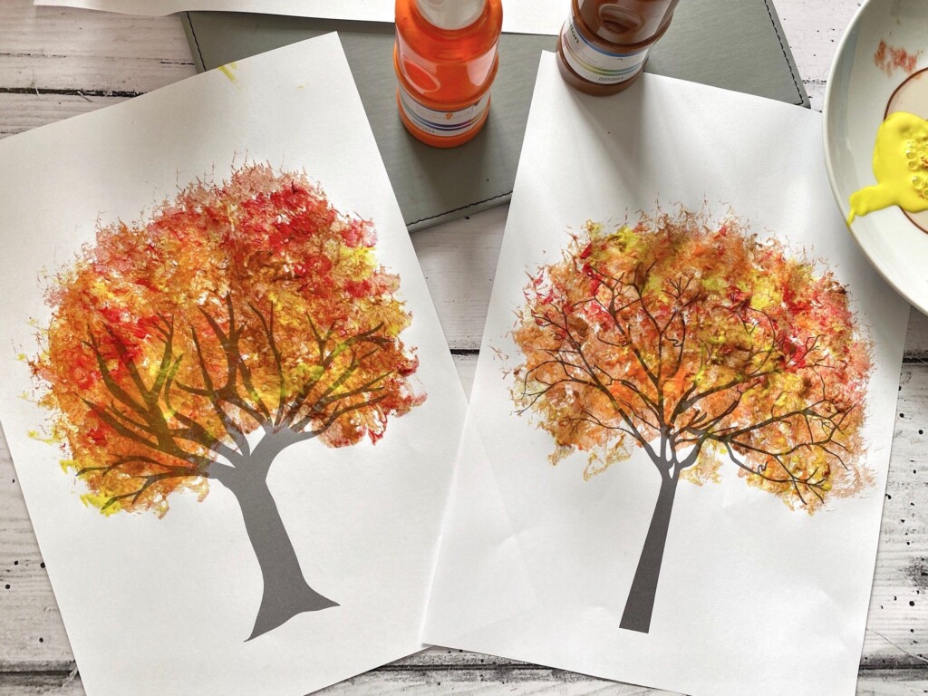 Autumn Tree Crafts FREE PRINTABLE DOWNLOAD Real Mum Reviews