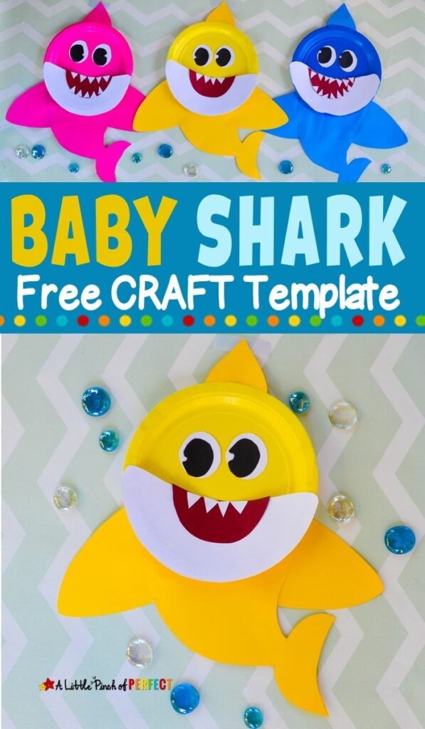 Baby Shark Craft Template