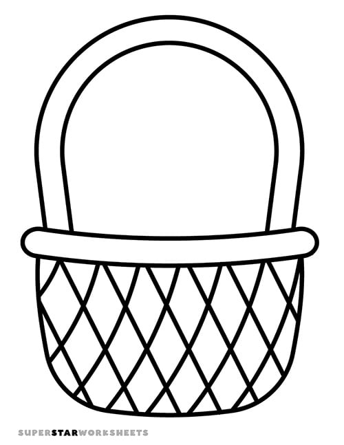 Basket Template Superstar Worksheets