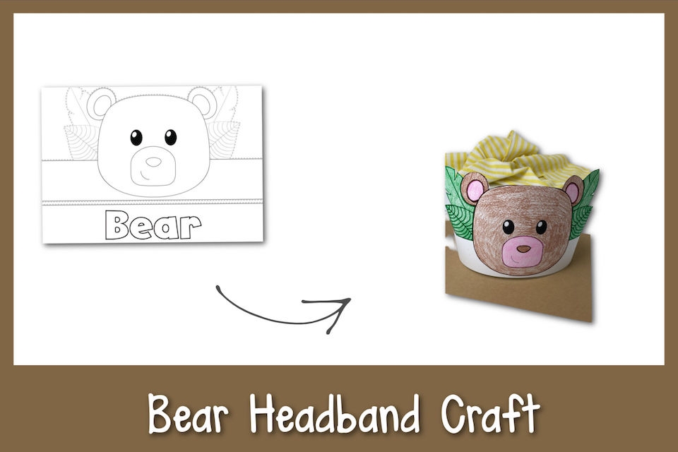 Bear Headband Craft Find A Free Printable