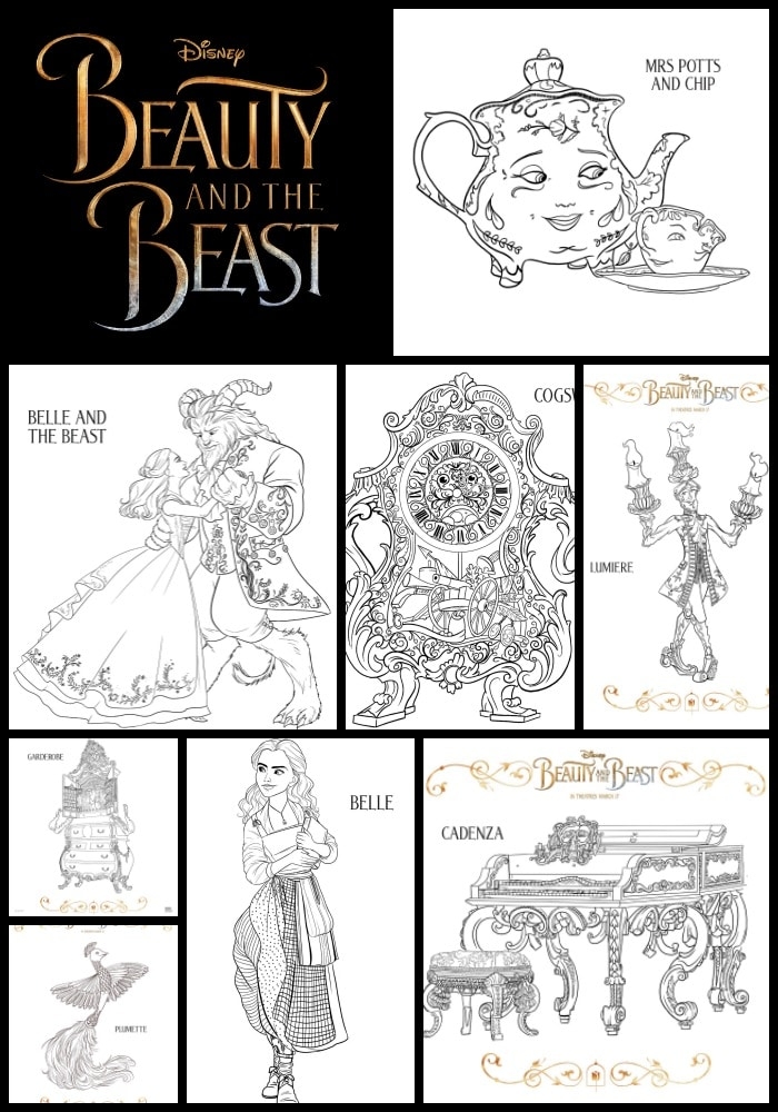 Beauty And The Beast Printables