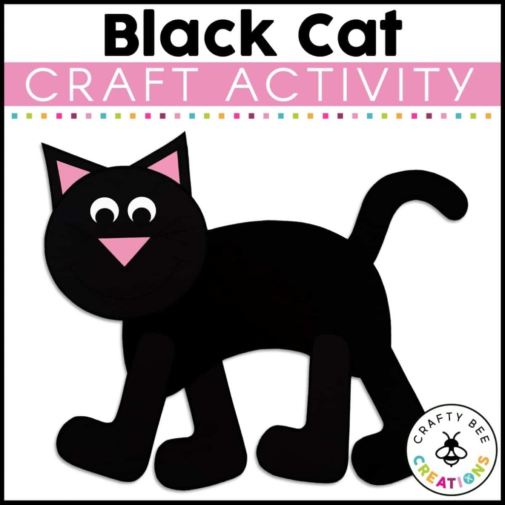 Black Cat Craft Activity Crafty Bee Creations