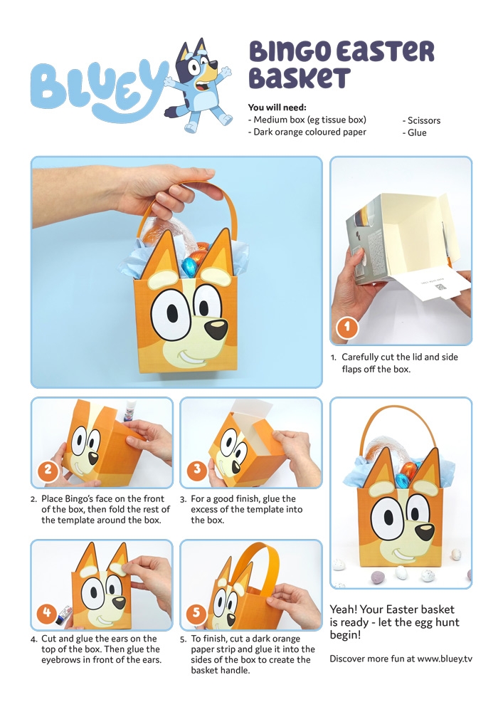 Bluey Papercraft Templates
