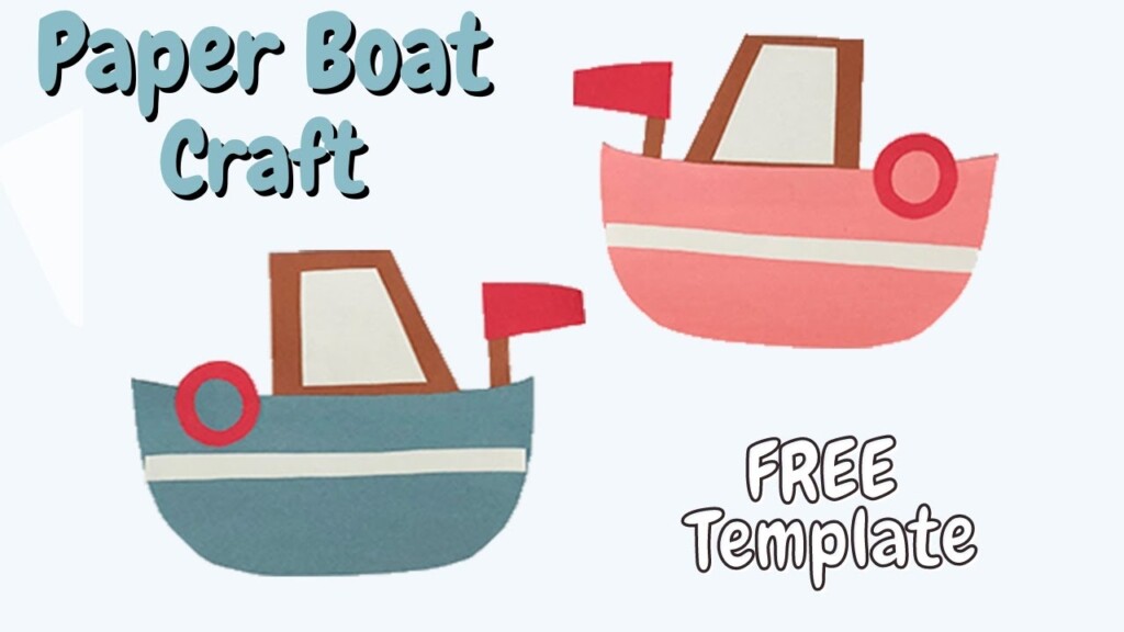 Boat Craft Free Template YouTube
