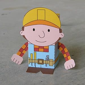 Bob The Builder DIY Paper Craft Bouw Verjaardag